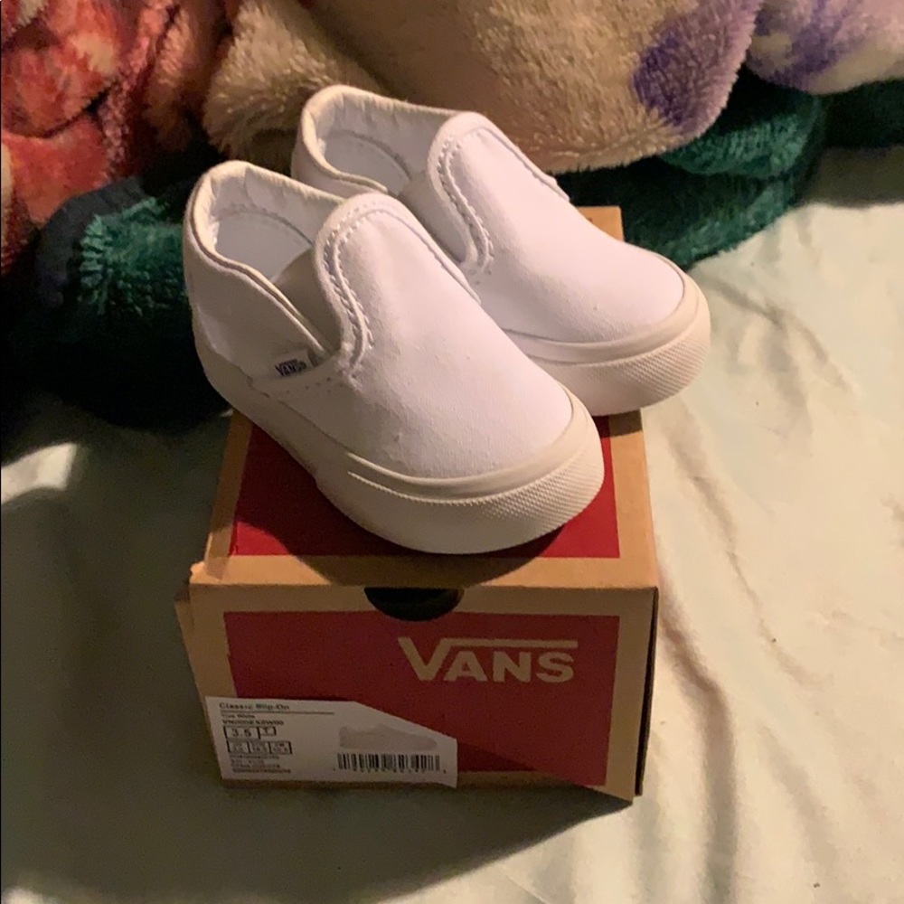 Vans Toddler baby size slip on shoes